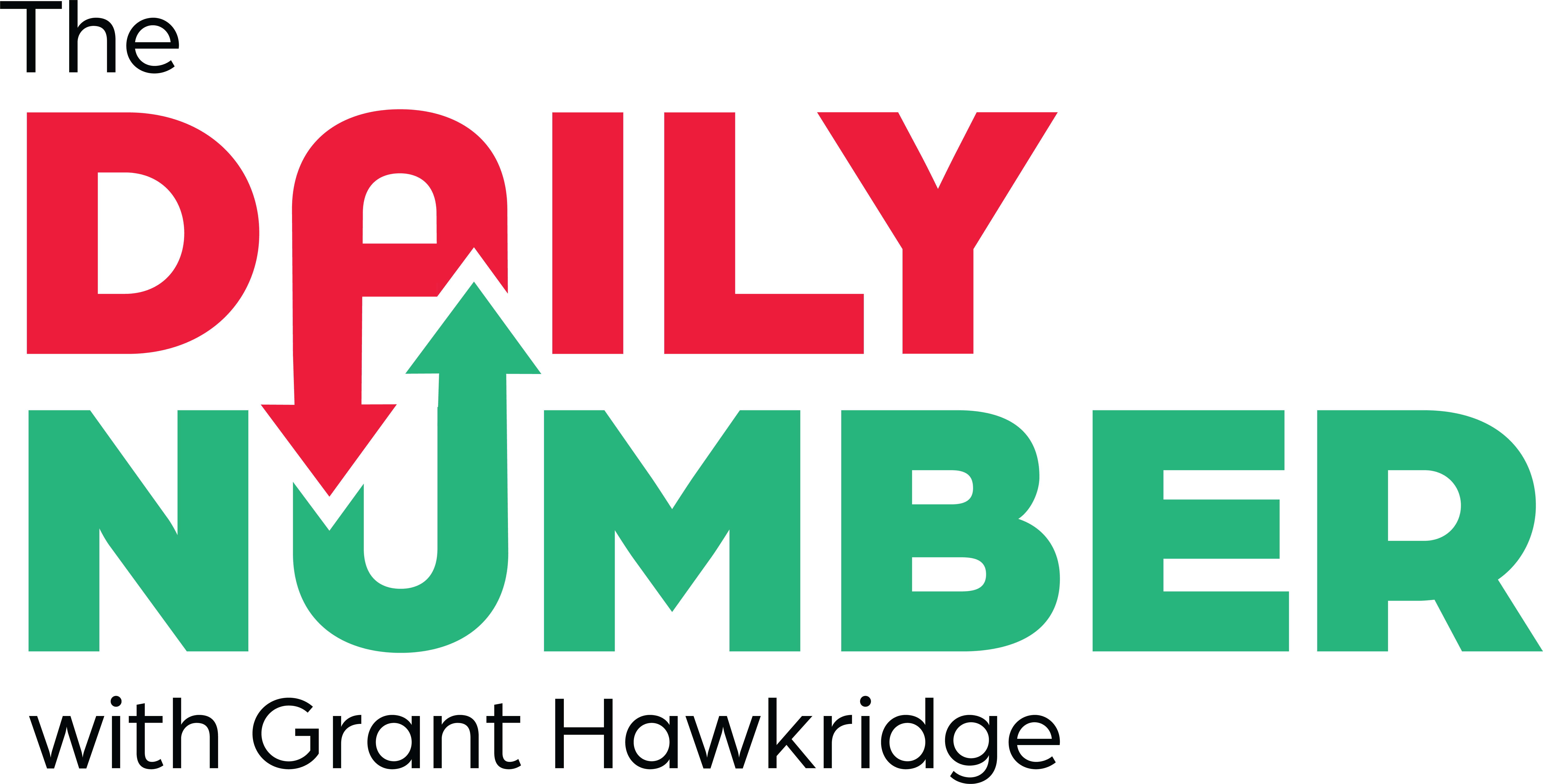 the daily number logo, light mode